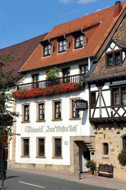 Weinkastell Zum Weissen Ross Hotel Kallstadt Kültér fotó